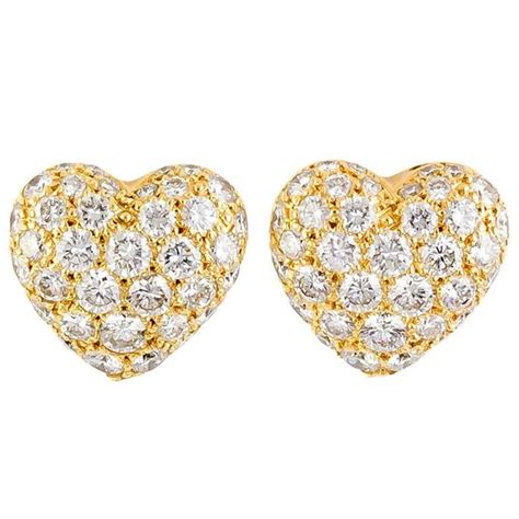 cartier heart earrings